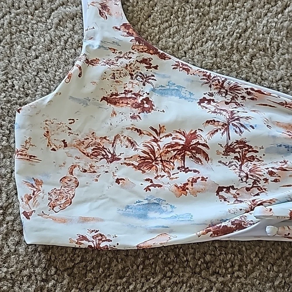 L Space Wilder Bikini Top Tropical Cream XL
